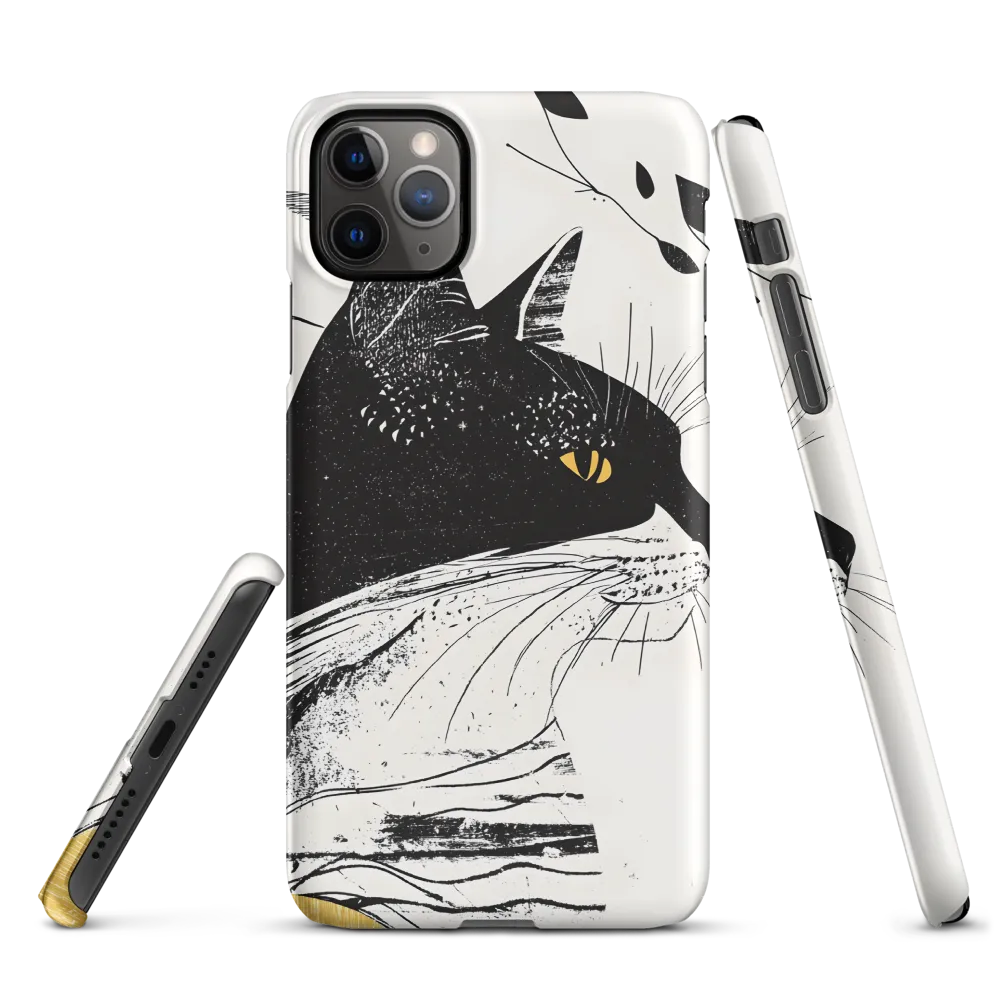 Whiskered Elegance: A Minimalist Cat Profile