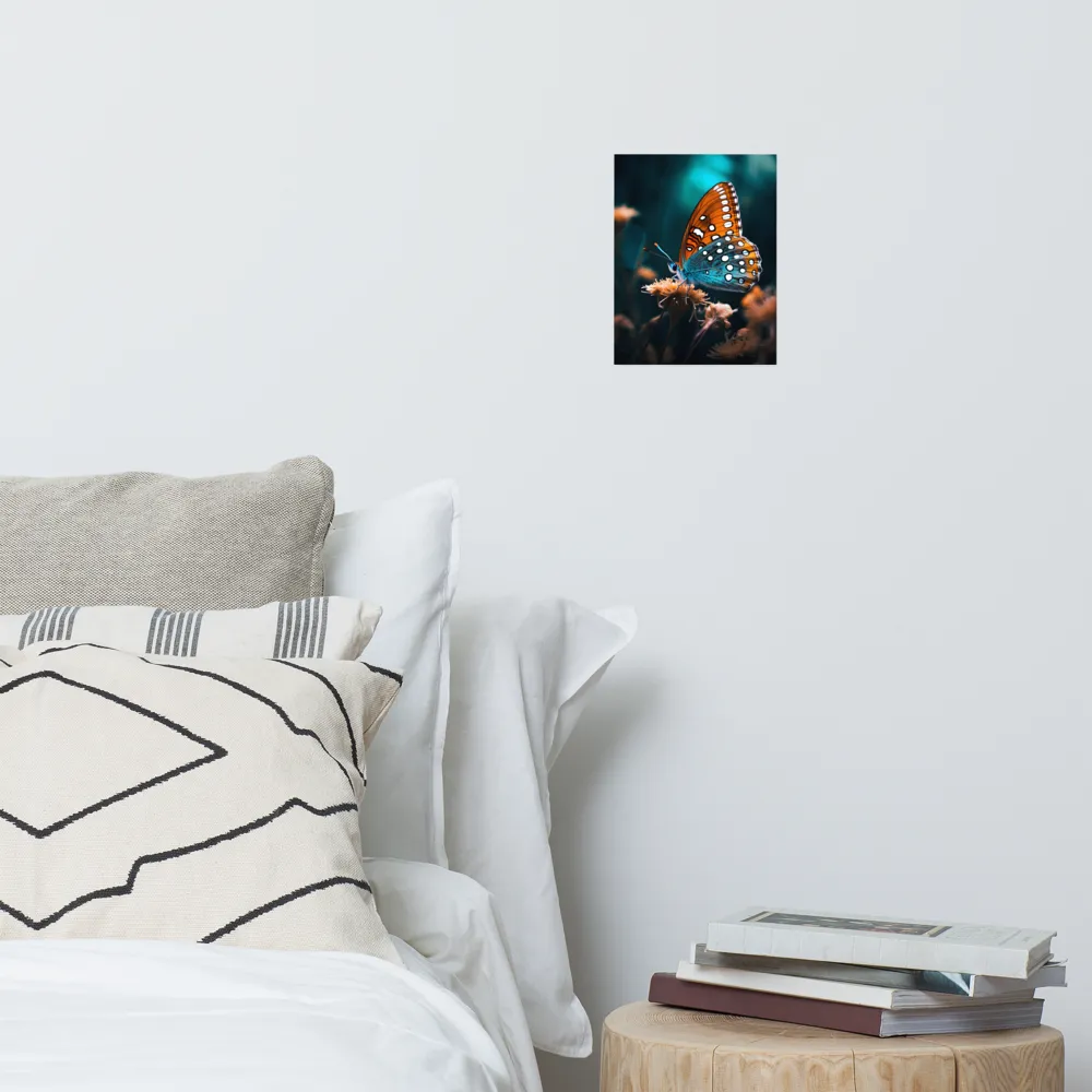 Whispers of Color: The Butterfly's Embrace | Poster | 8″×10″