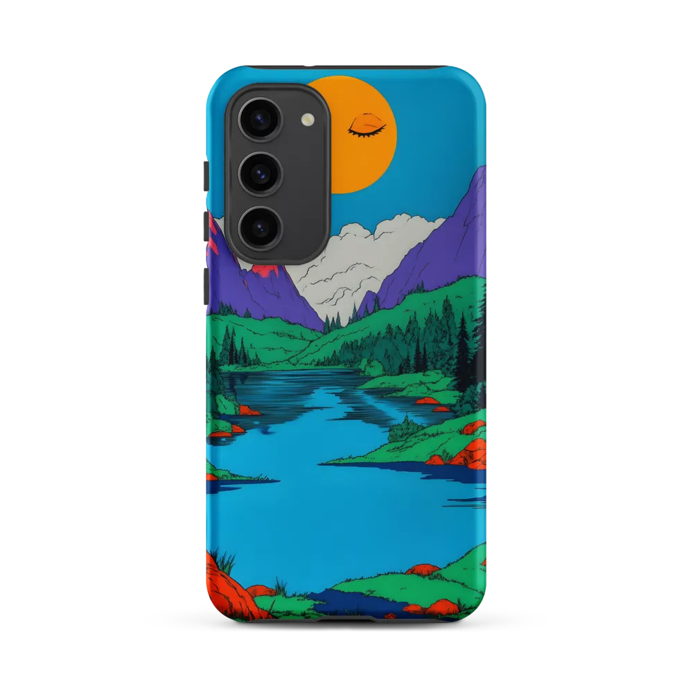 Whimsical Serenity in Vibrant Colors