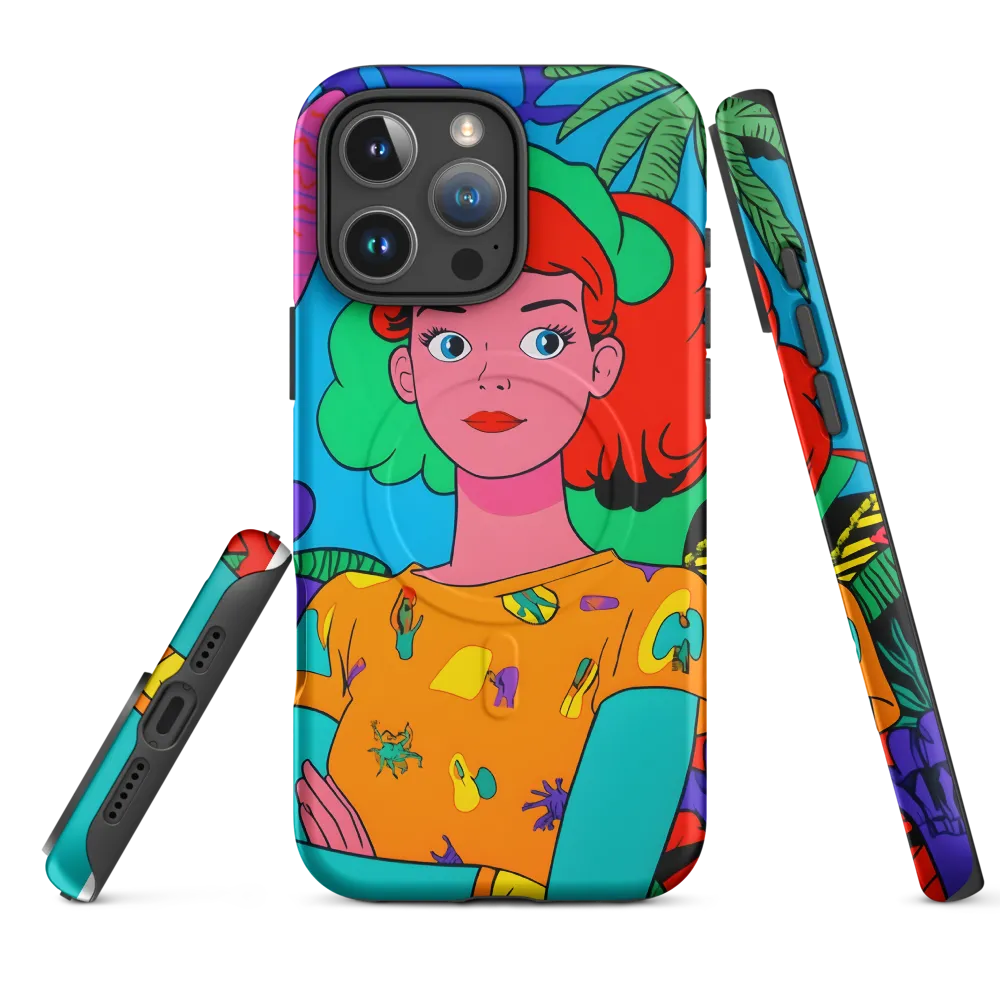 Tropical Vibes: A Playful Portrait