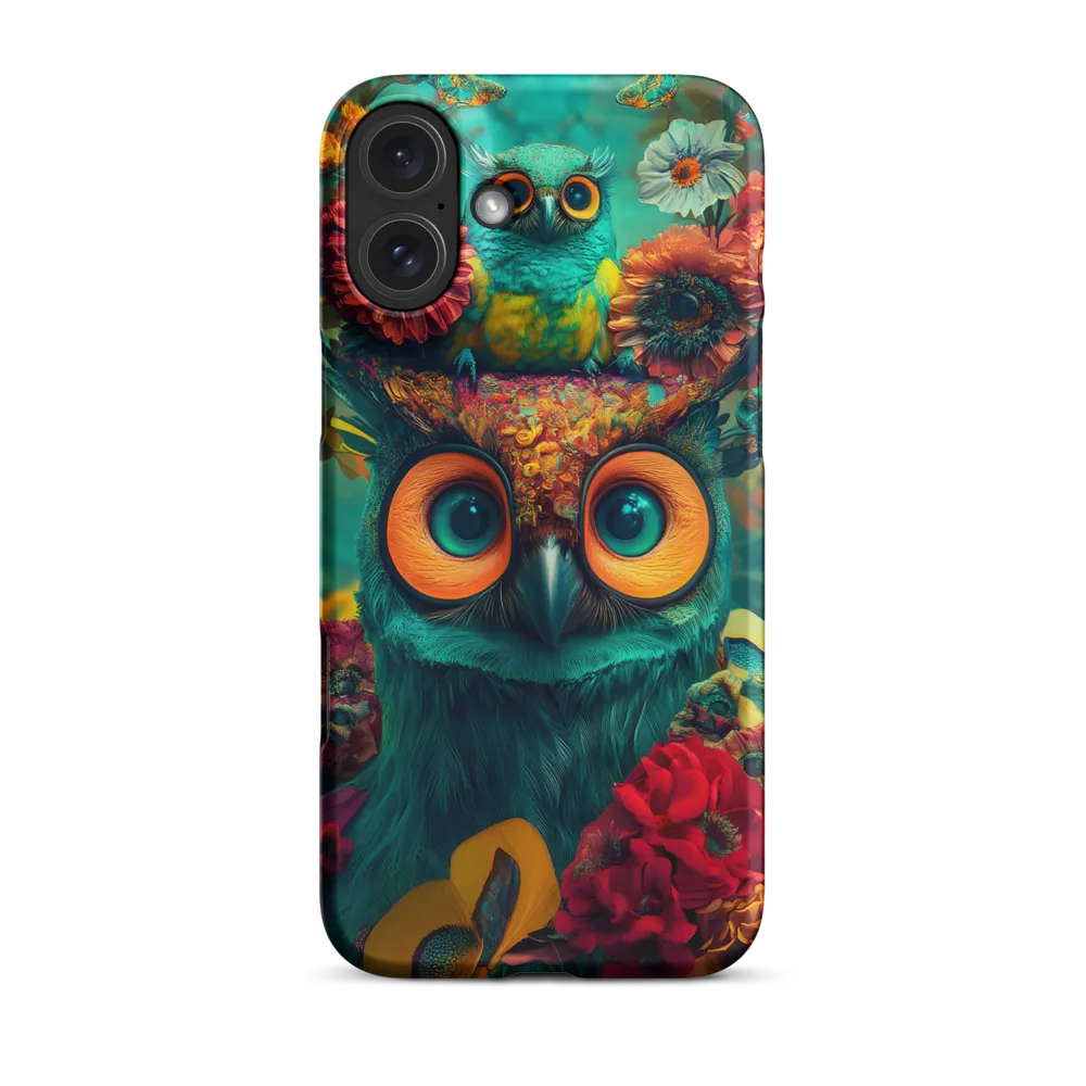 Majestic Harmony: The Floral Owl