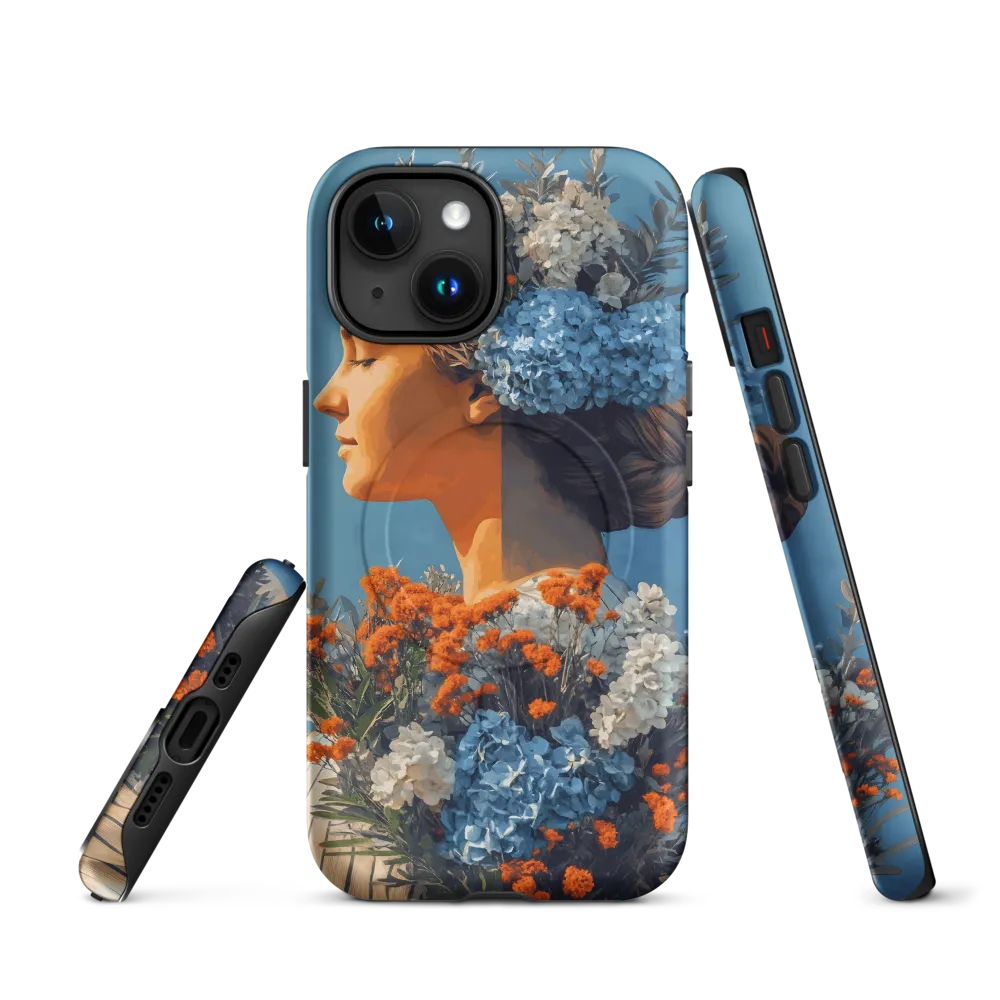 Floral Reverie: A Portrait of Serenity