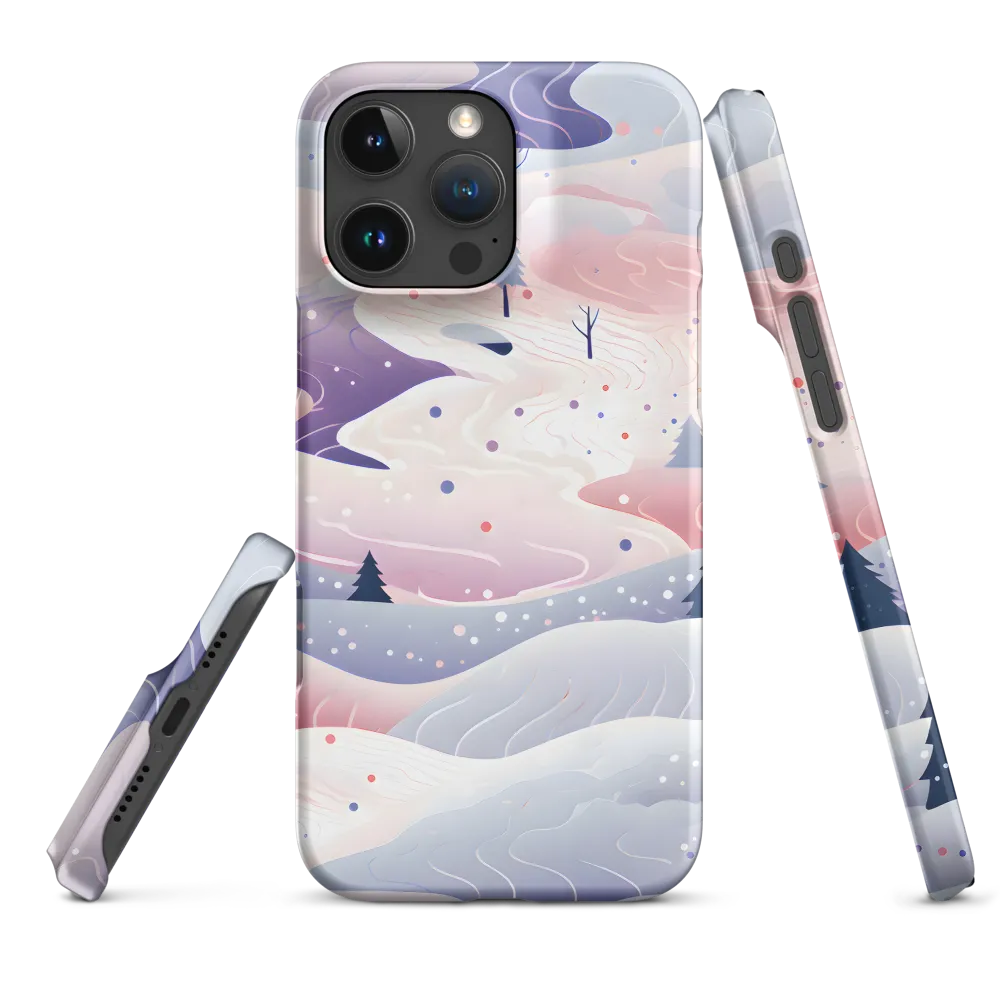 Dreamy Winter Landscape | Phone Case |  16 Pro Max | Snap Case | Matte
