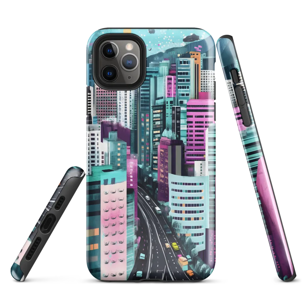 Vibrant Urban Symphony | Phone Case |  11 Pro Max | Tough Case | Glossy