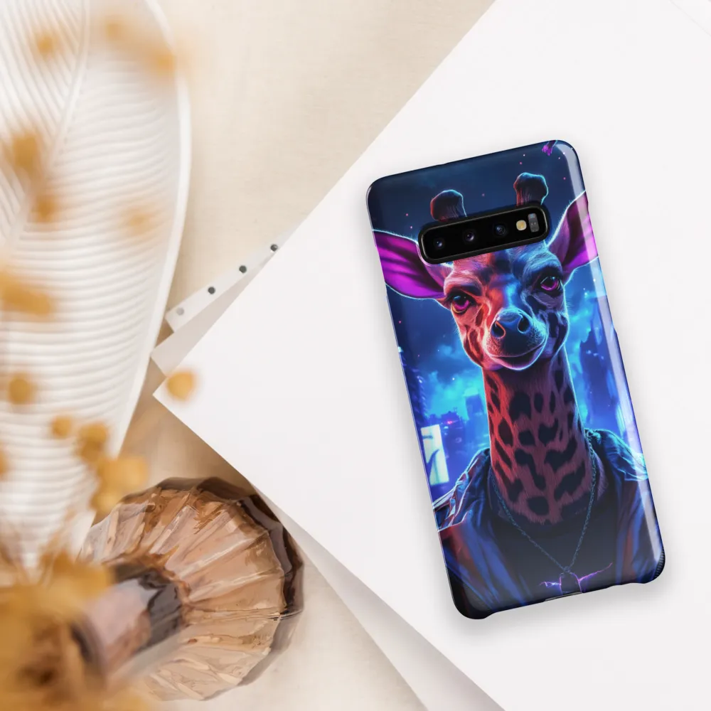 Urban Giraffe: A Neon Fantasy | Phone Case |  S10 Plus | Snap Case | Glossy