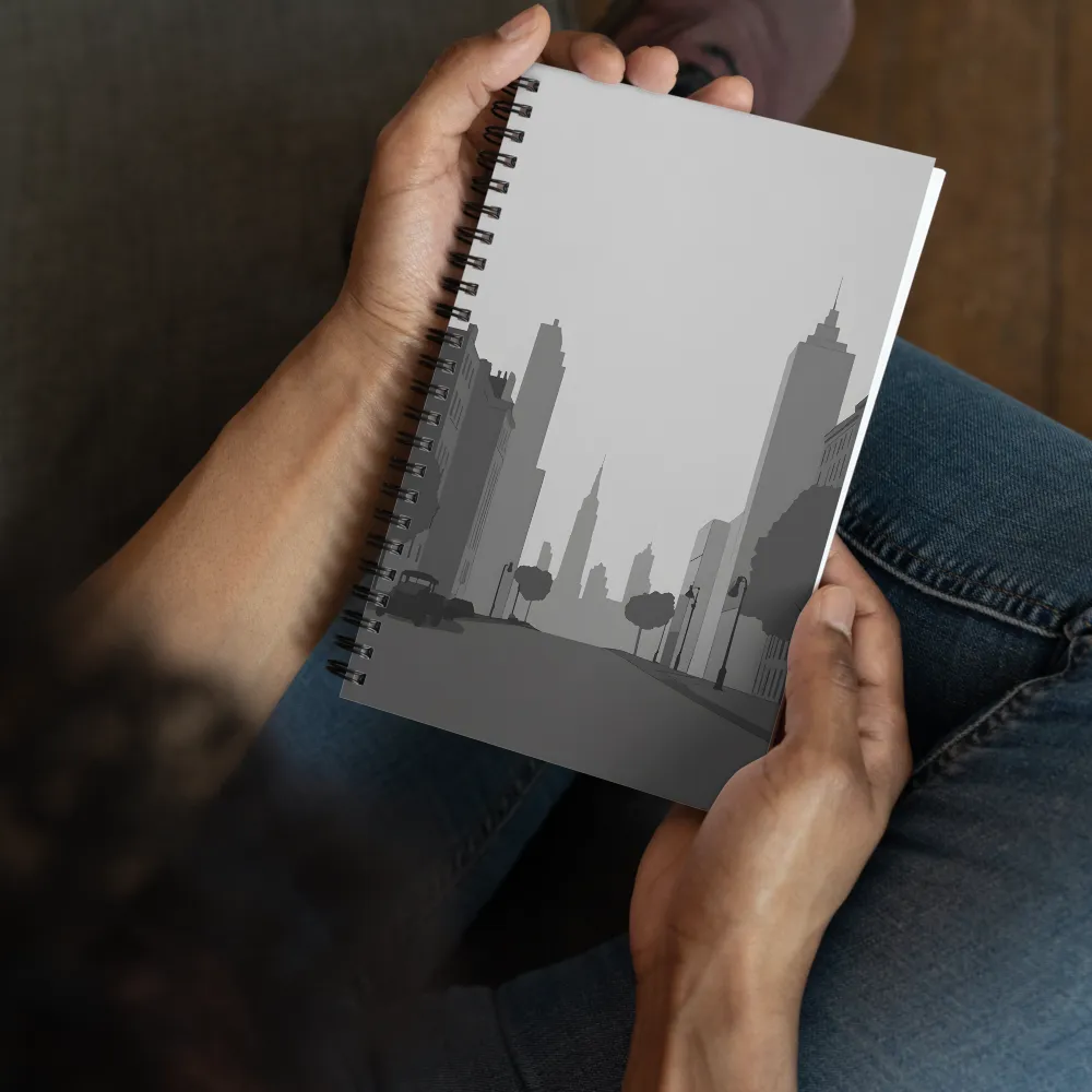 Nostalgic Cityscape | Spiral Notebook