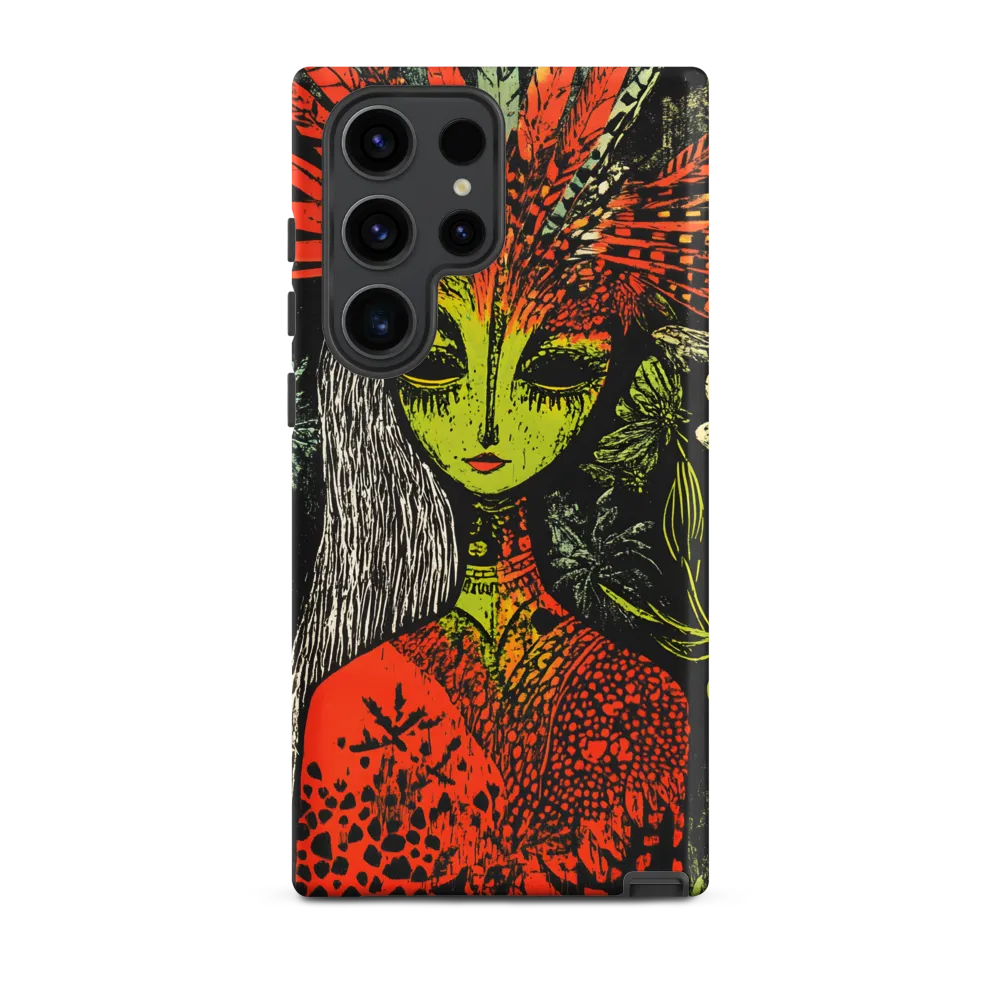 Mystical Flora: A Surreal Portrait