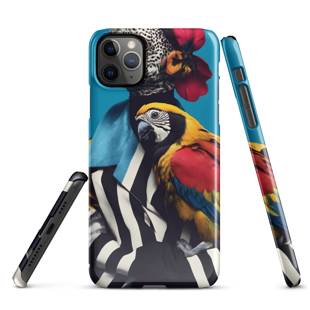 Vibrant Fusion of Flora and Fauna | Phone Case |  11 Pro Max | Snap Case | Glossy