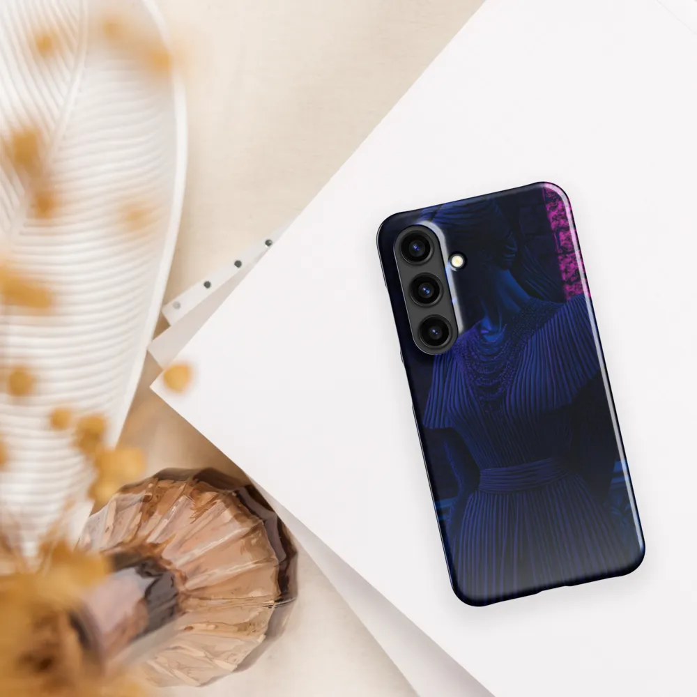 The Serene Silence | Phone Case |  S24 | Snap Case | Glossy