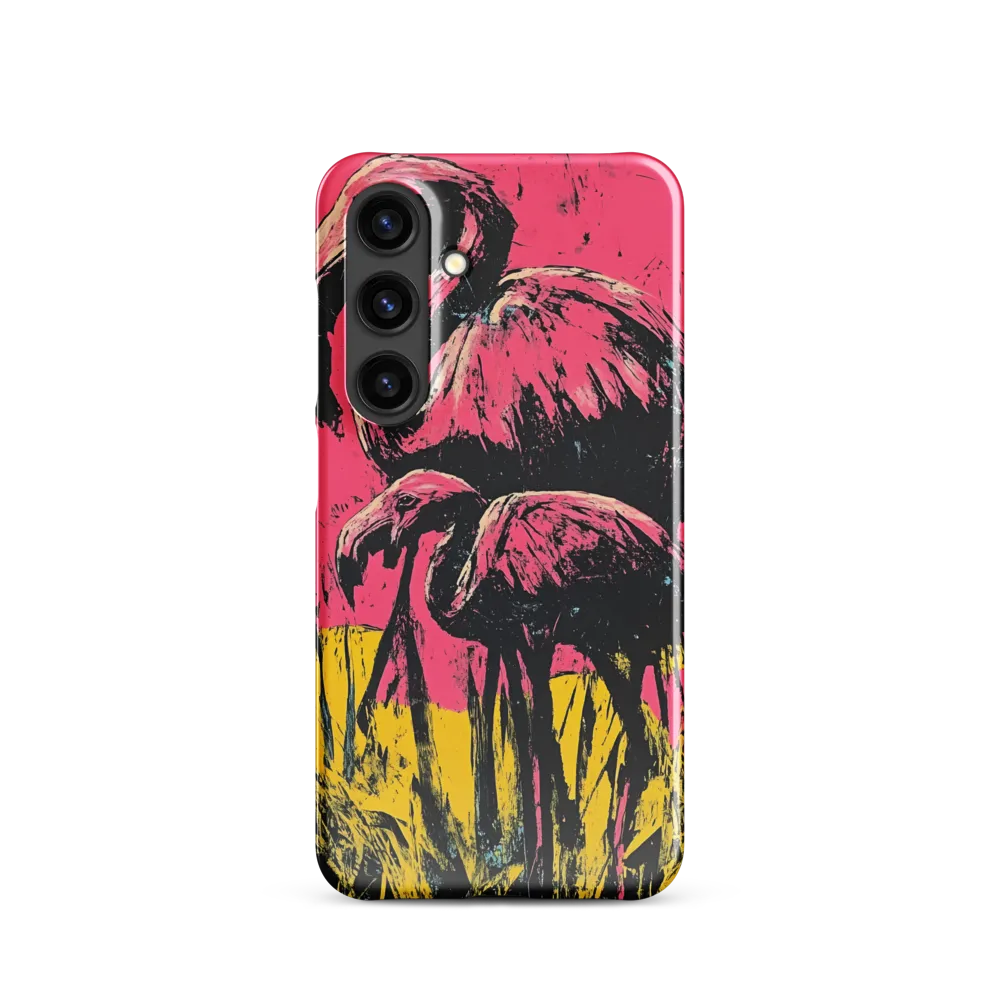 Flamingo Duet: A Pop Art Expression