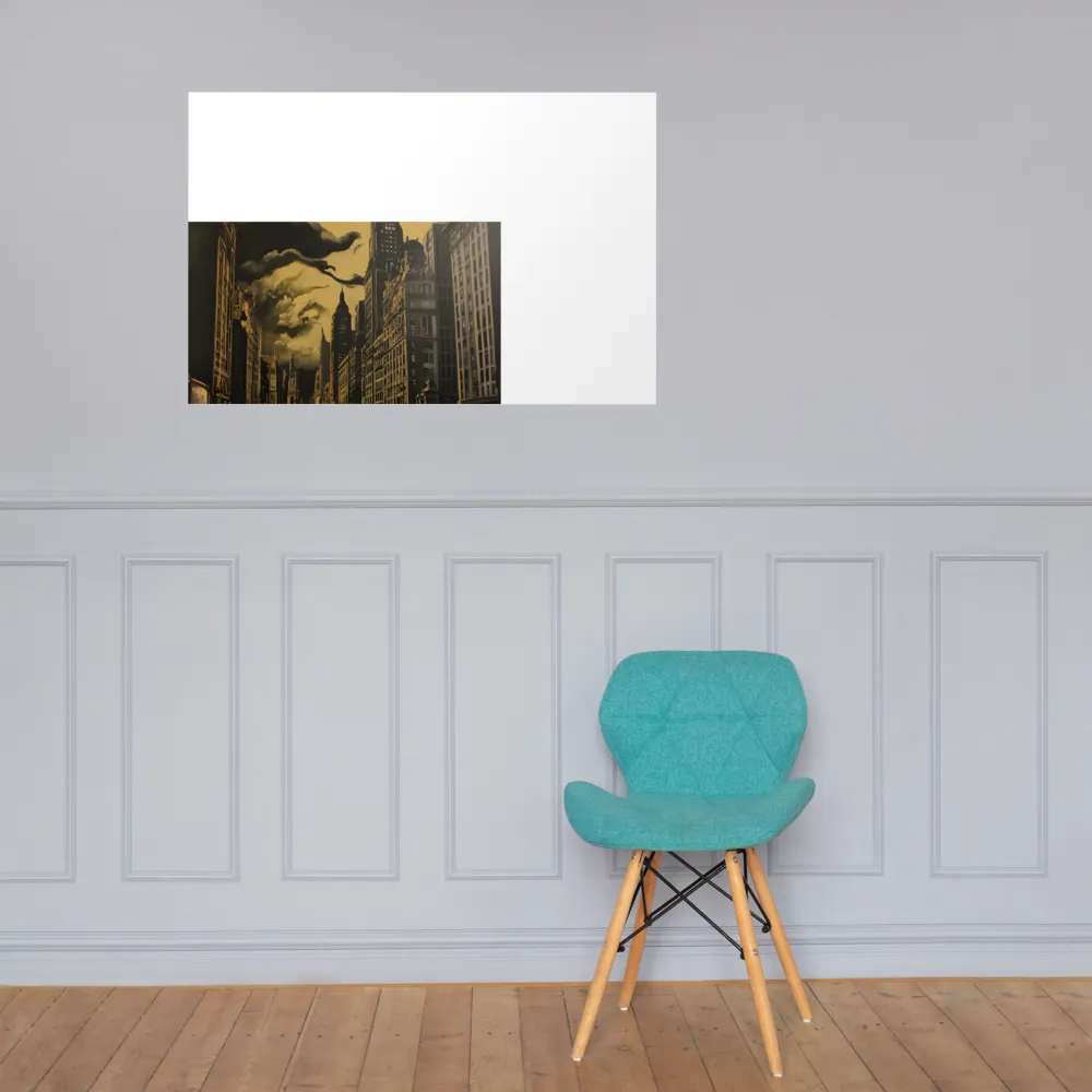 Echoes of a Forgotten Skyline | Poster | 24″×36″