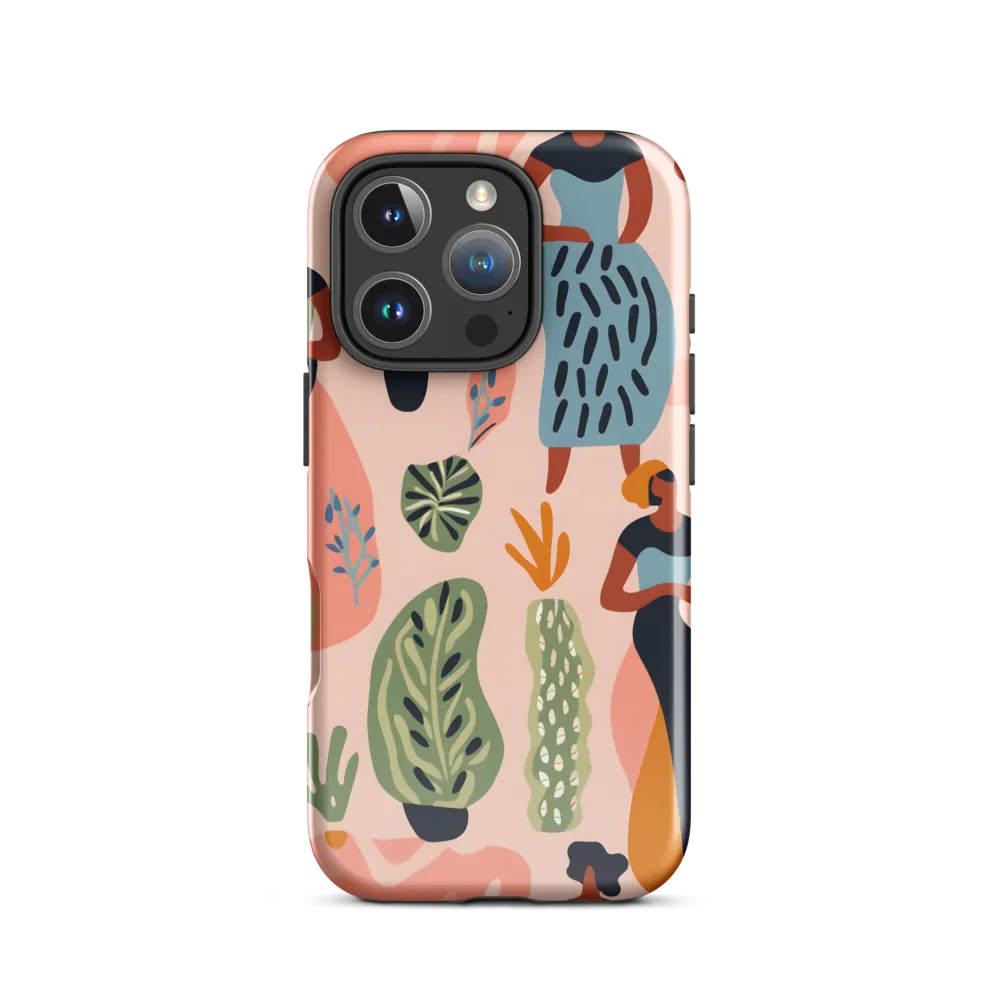 Harmony of Nature and Femininity | Phone Case |  16 Pro | Tough Case | Glossy