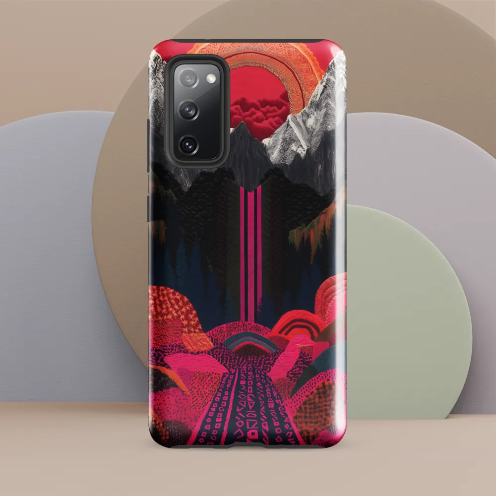 Ethereal Cascade: A Surreal Landscape