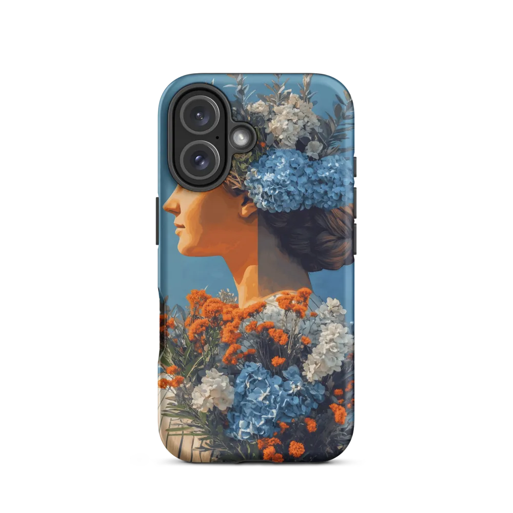 Floral Reverie: A Portrait of Serenity | Phone Case