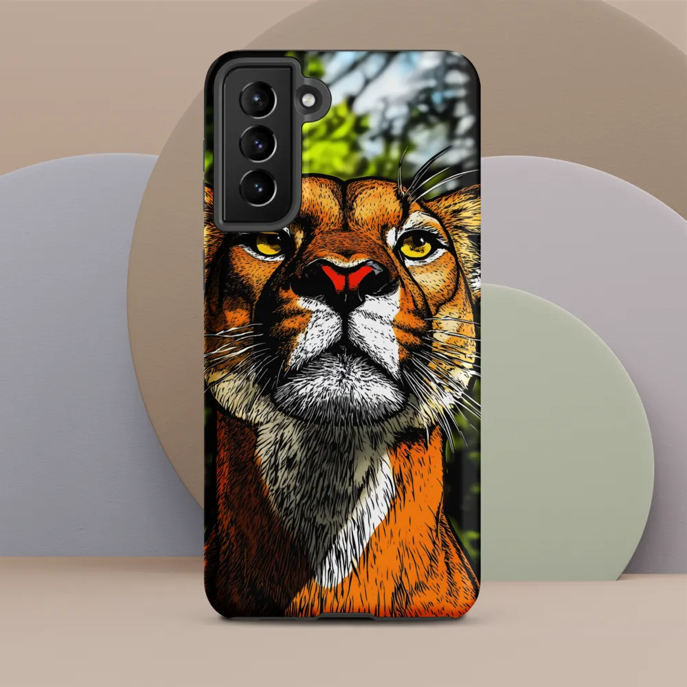 Regal Gaze: The Lioness in Focus