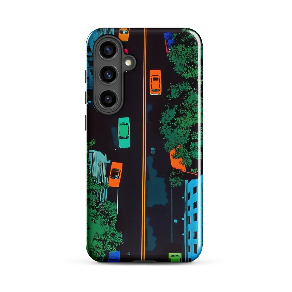 Urban Pulse: A Colorful Intersection