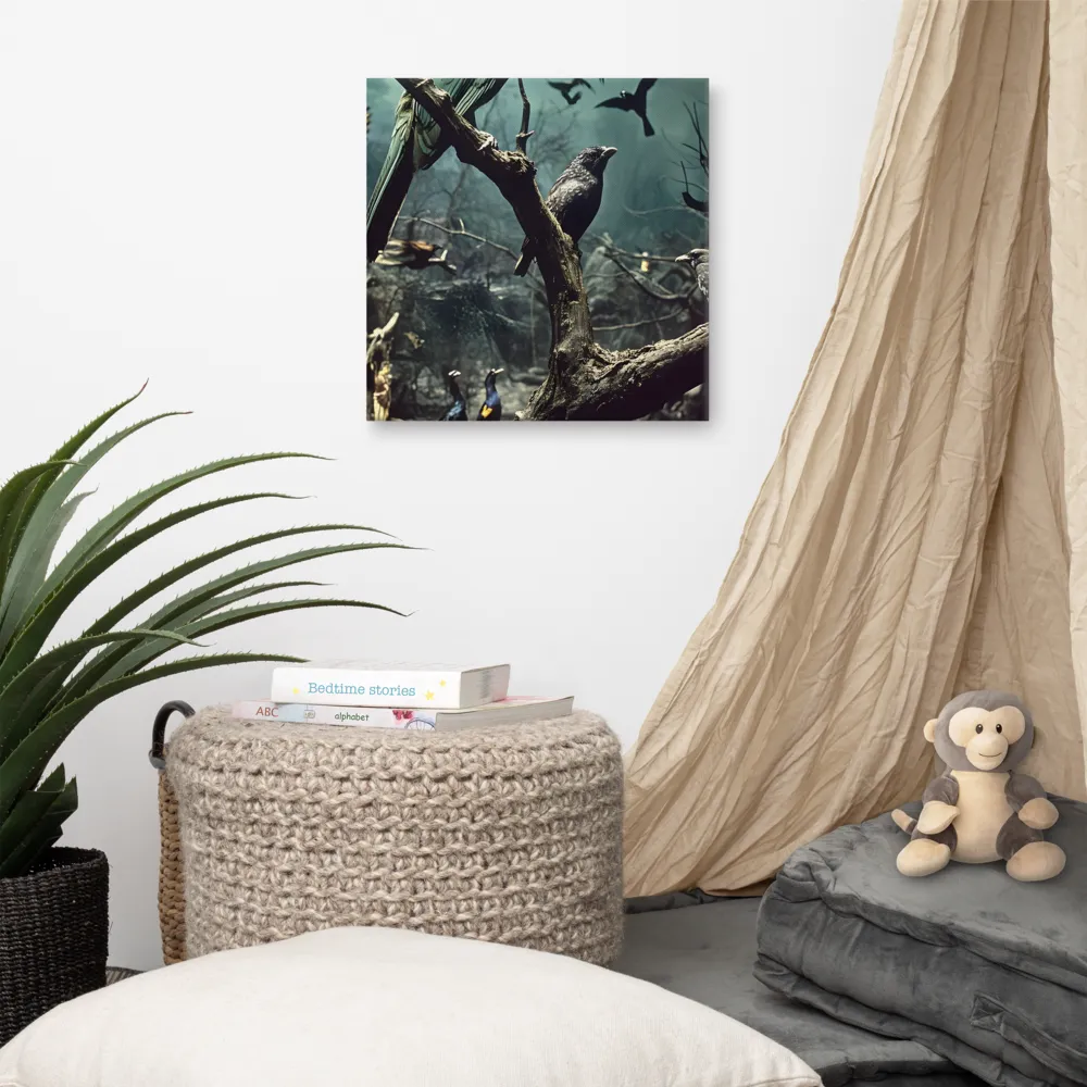 Whispers of the Avian Realm | Canvas | 16″×16″