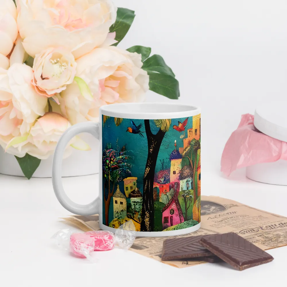 Whimsical Village Harmony | Mugs | Multiple Sizes & Colors