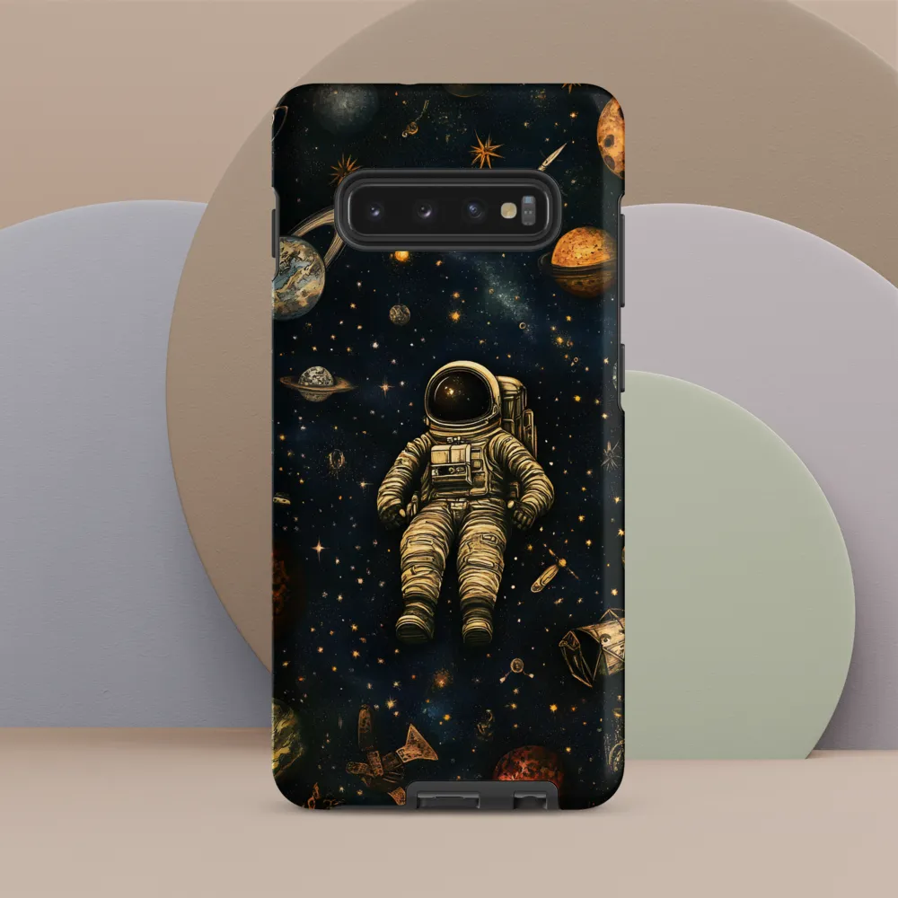 Cosmic Voyage: An Astronaut's Solitude