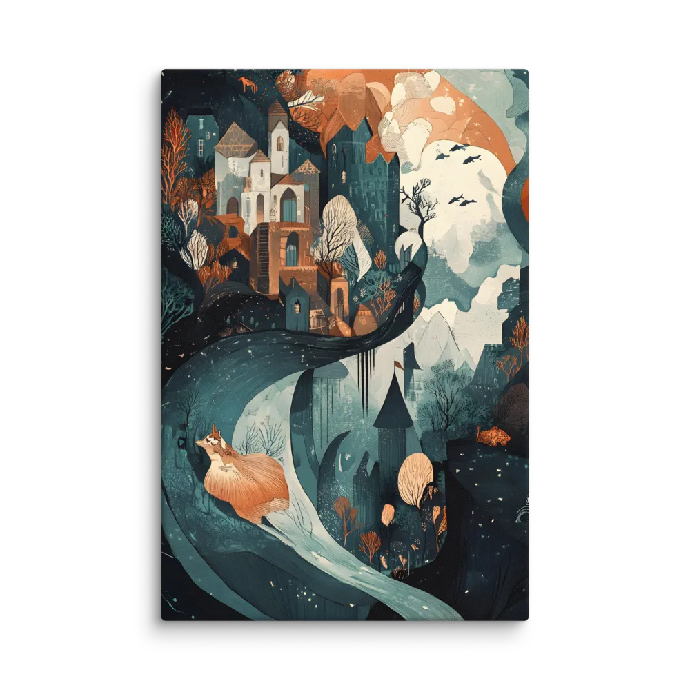 Enchanted River of Dreams | Canvas | 32″×48″