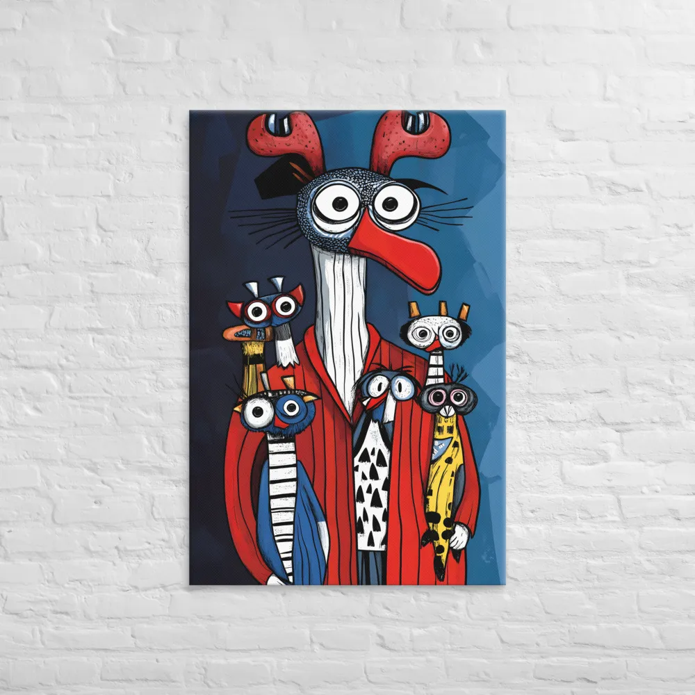 The Quirky Gathering | Canvas | 32″×48″