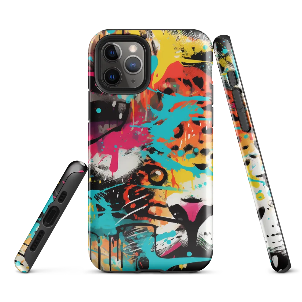 Fierce Fusion: Tiger and Lion in Graffiti