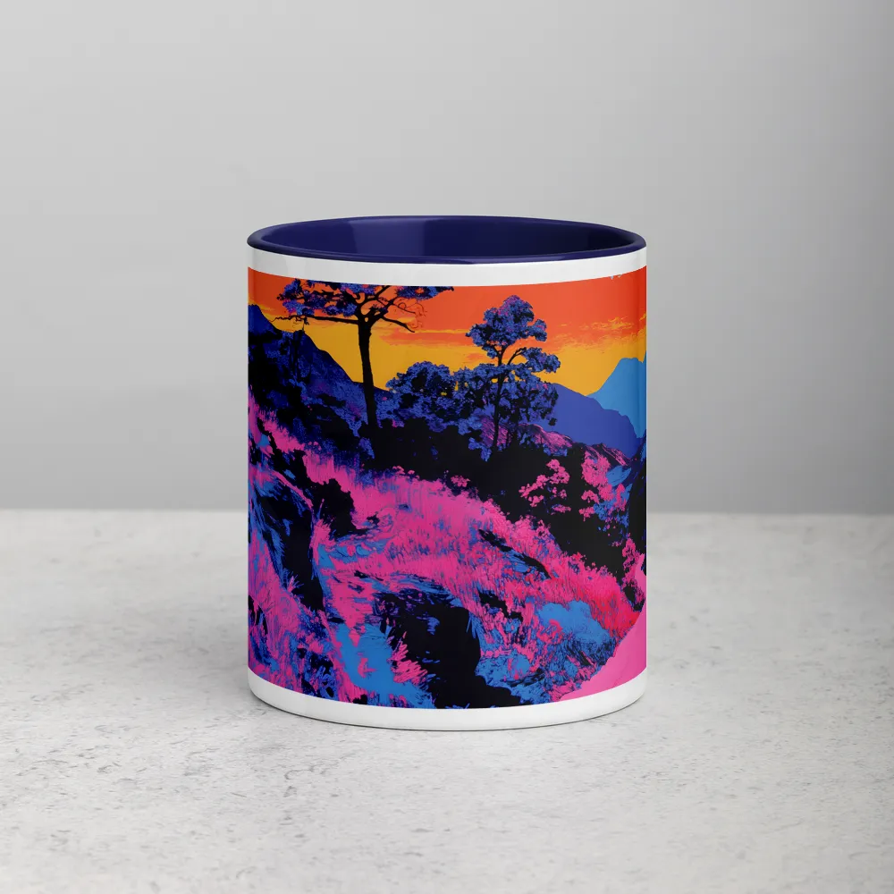 Vibrant Pop Art Landscape | Mug
