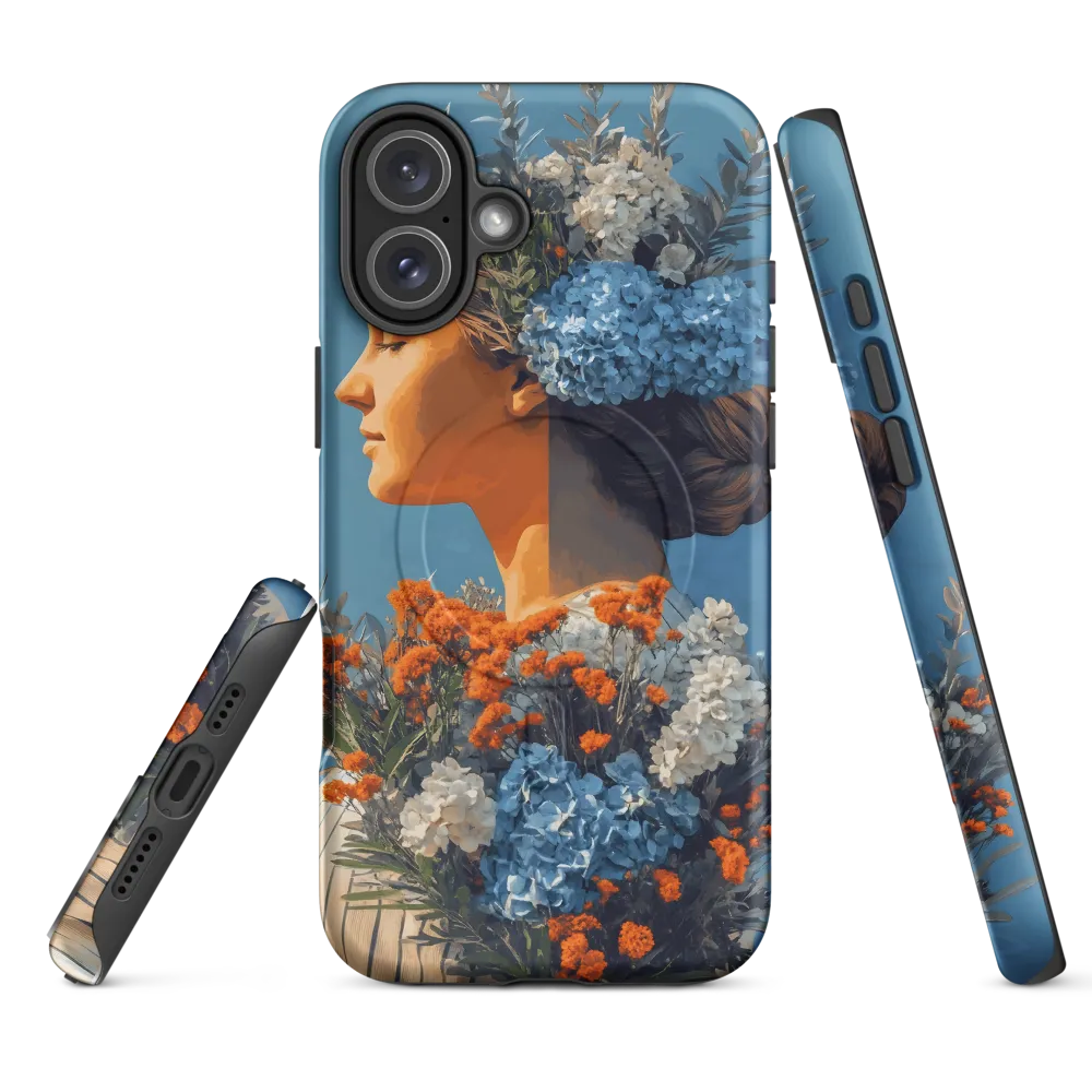 Floral Reverie: A Portrait of Serenity