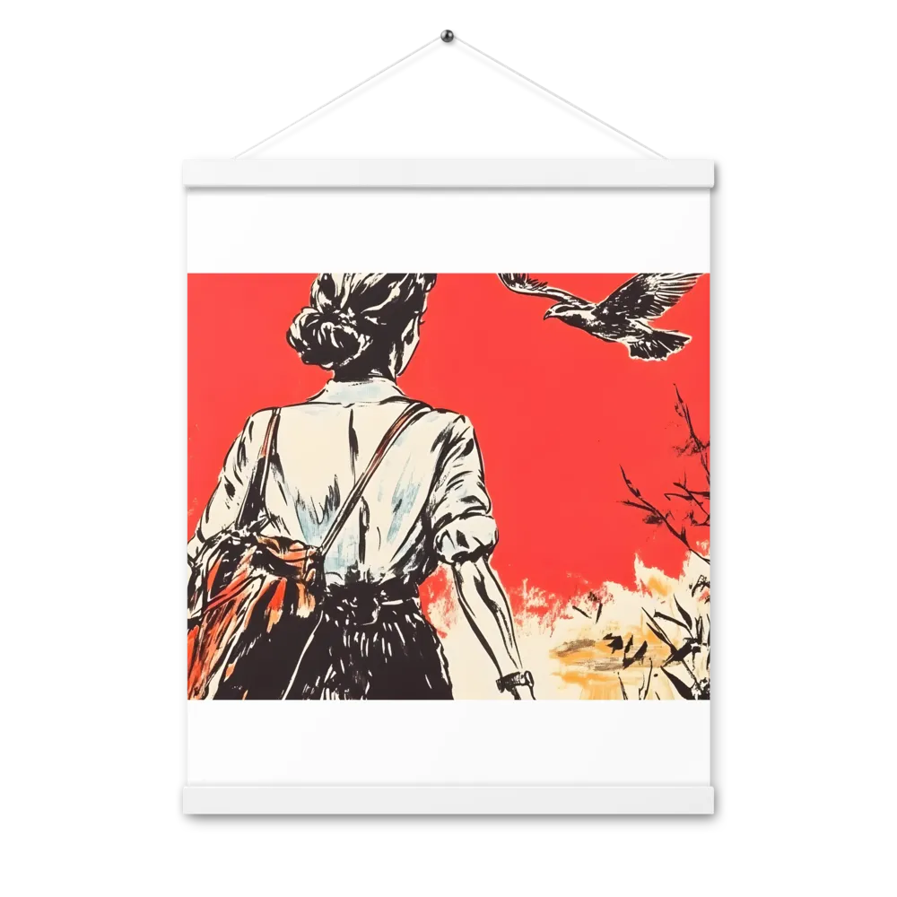 Journey Beyond the Horizon | Poster With White Wood Hanger | 16″×20″