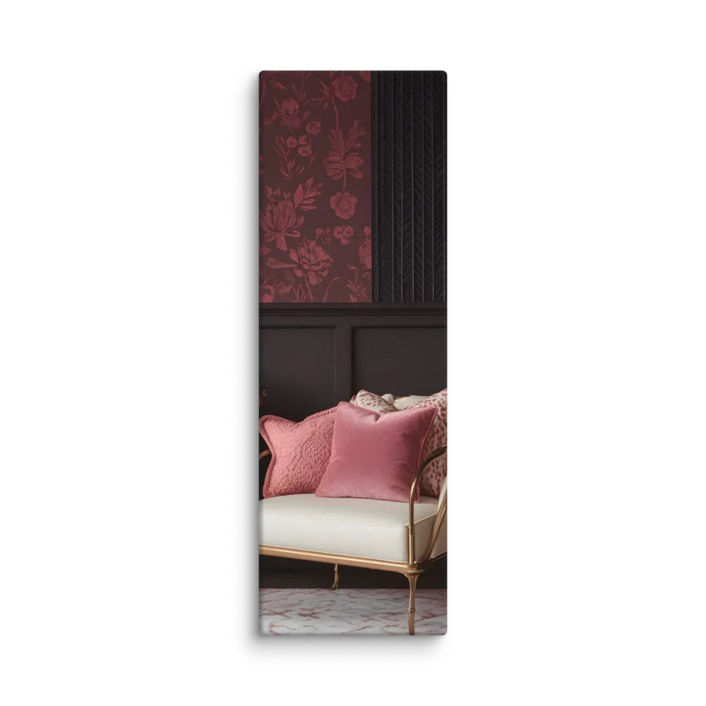 Elegance in Contrast: A Modern Interior Design | Canvas | 20″×60″