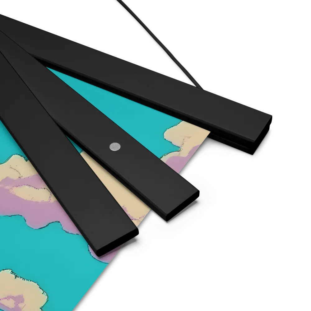 Whispers of a Sunlit Meadow | Poster With Black Wood Hanger | 14″×14″