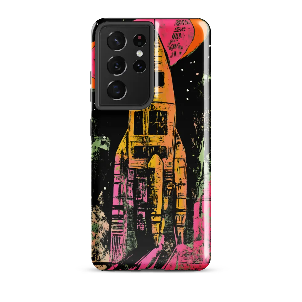 Cosmic Voyage: A Surreal Rocket Adventure