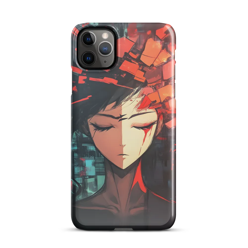 Fragmented Mind: The Silent Struggle | Phone Case |  11 Pro Max | Snap Case | Glossy