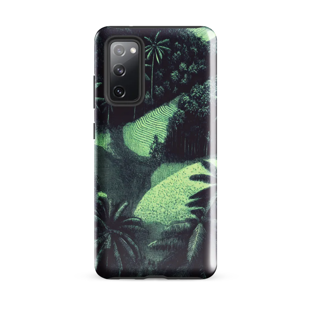 Harmony in Green: A Surreal Landscape