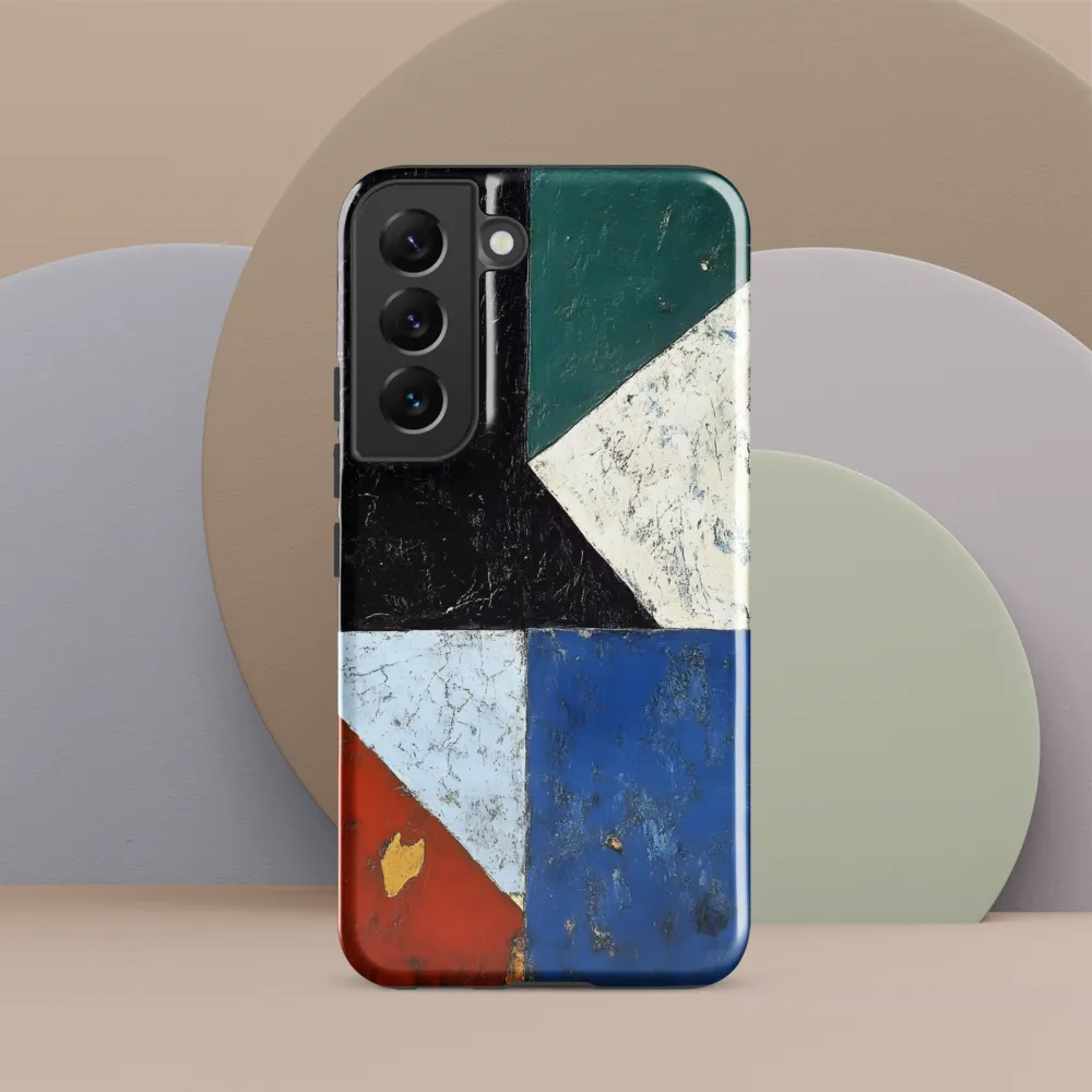 Geometric Tension: An Abstract Exploration | Phone Case |  S22 | Tough Case | Glossy