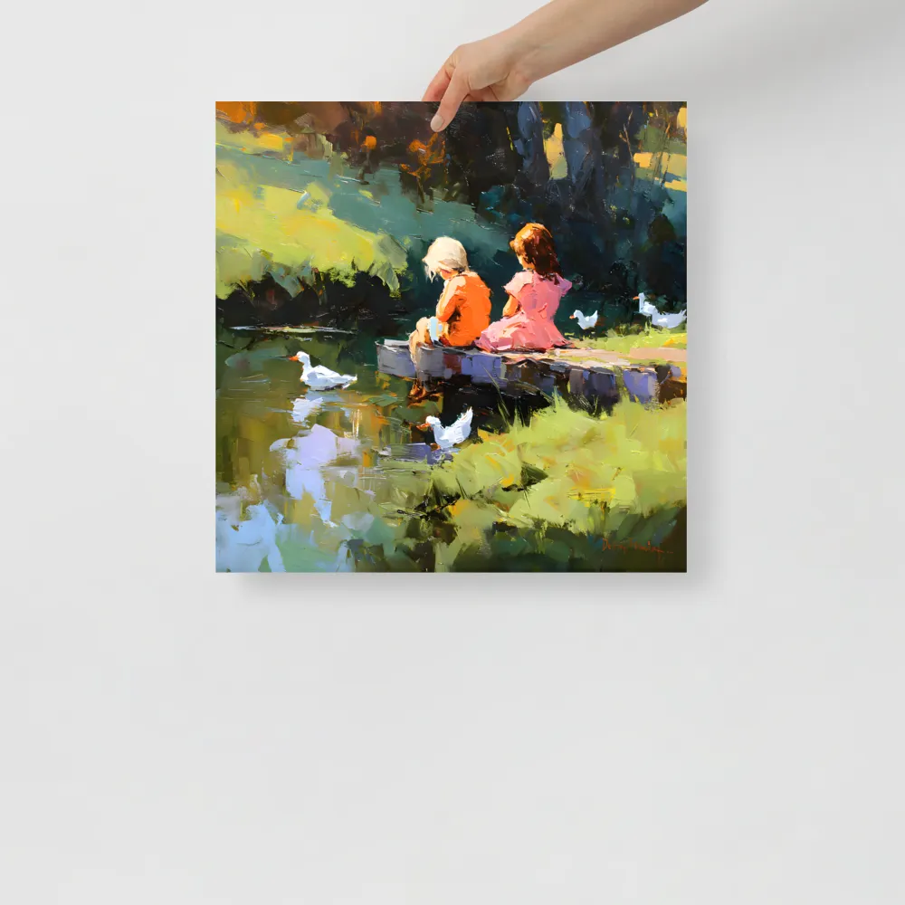 Pondside Reverie 
 Poster | 18″x 18″