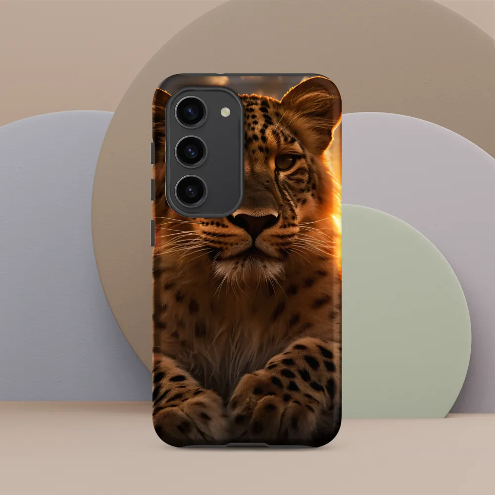 Regal Presence: The Leopard at Sunset