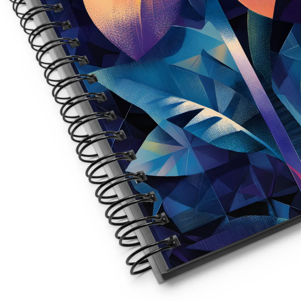 Harmony in Geometric Beauty | Spiral Notebook