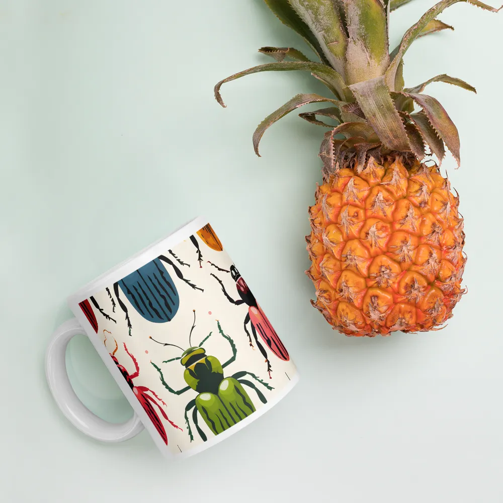 Beetle Mosaic: A Colorful Exploration of Insects | Mugs | Multiple Sizes & Colors