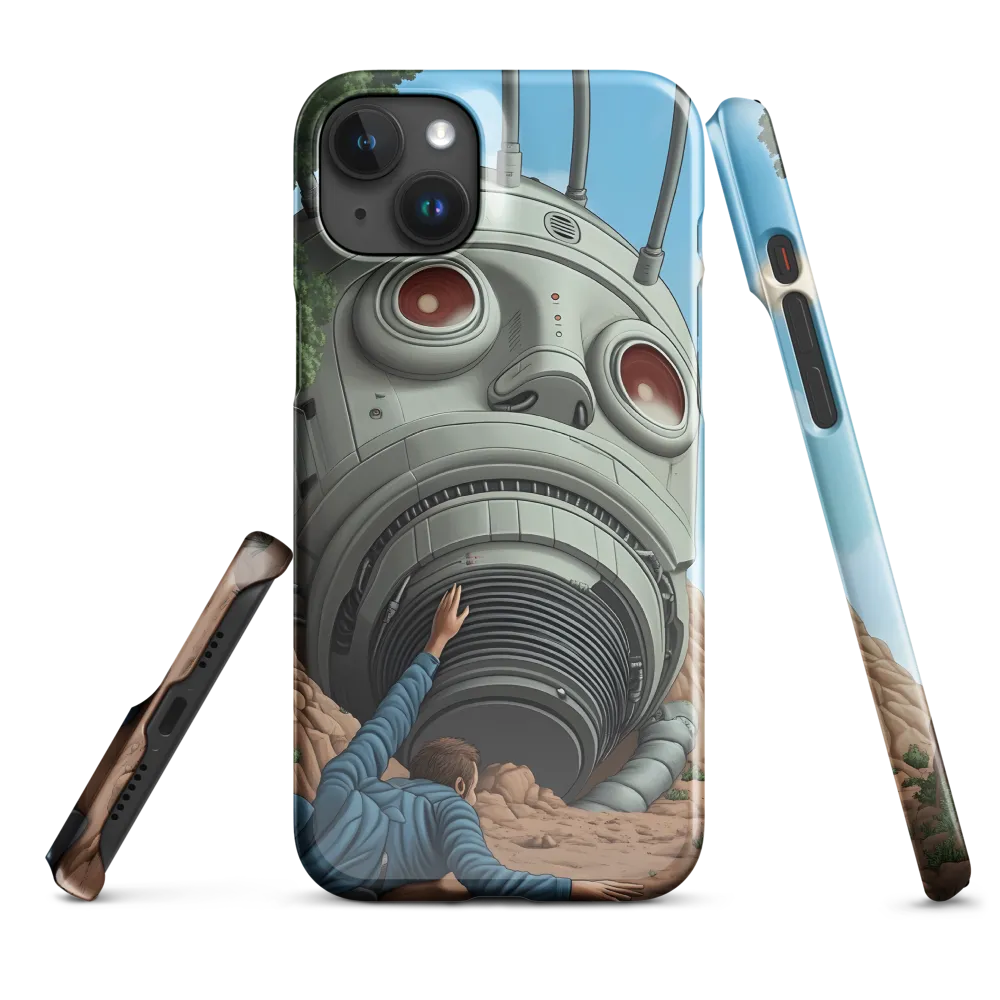 The Descent into Technological Abyss | Phone Case |  15 Plus | Snap Case | Glossy
