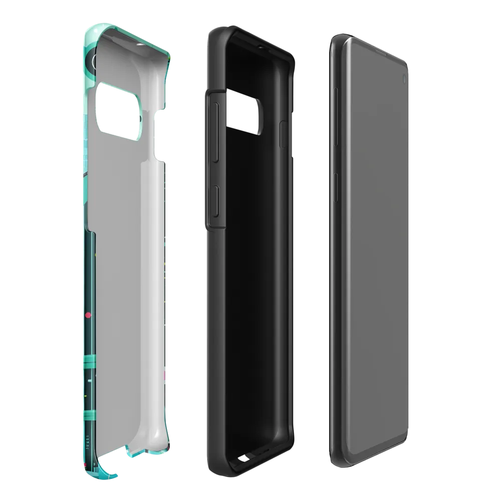 Urban Dreams: A Futuristic Cityscape | Phone Case |  S10 Plus | Tough Case | Glossy