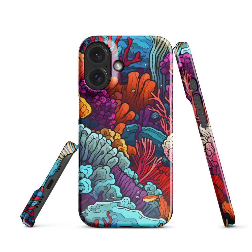 Vibrant Underwater Symphony | Phone Case