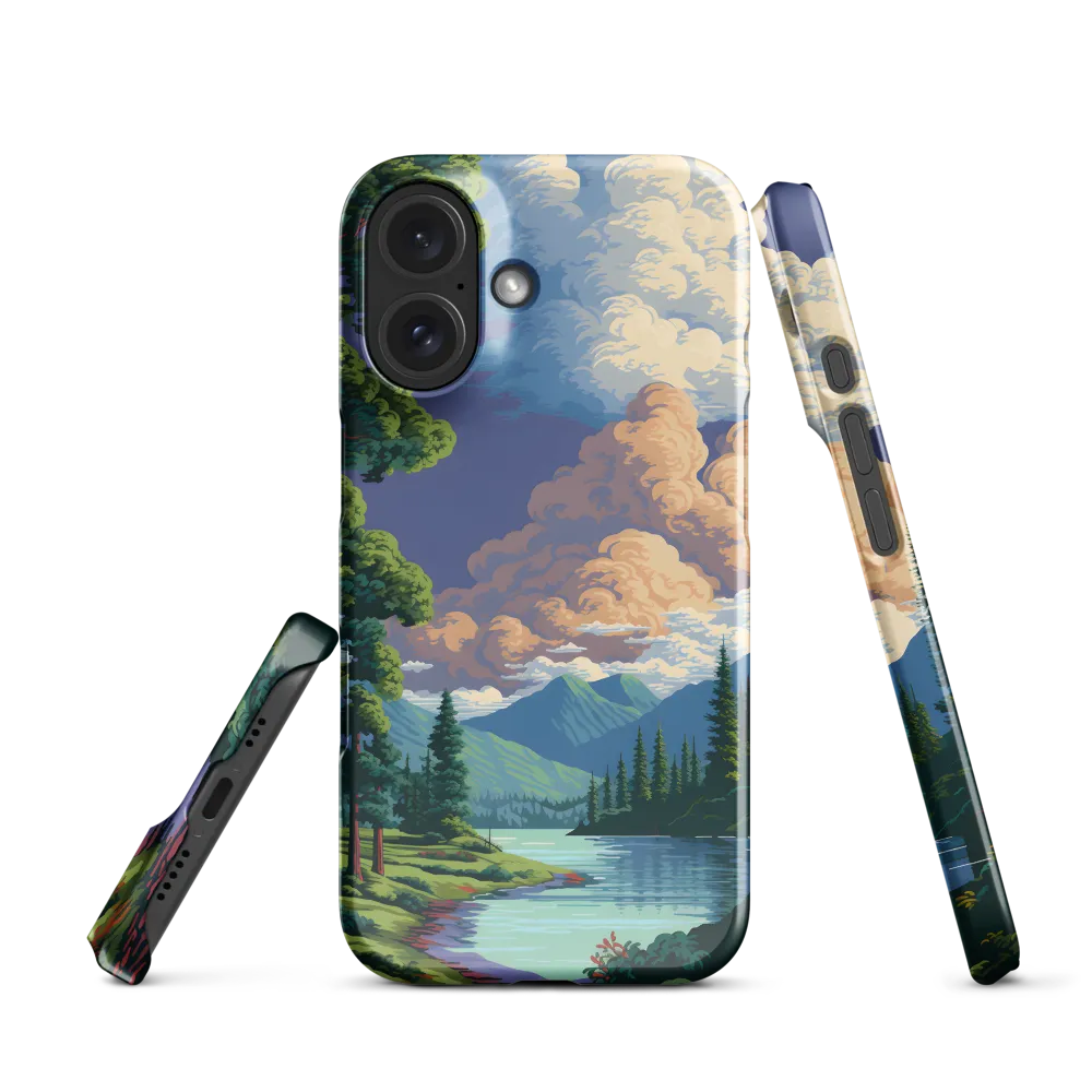 Serenity in Nature: A Lush Landscape | Phone Case |  16 | Snap Case | Glossy