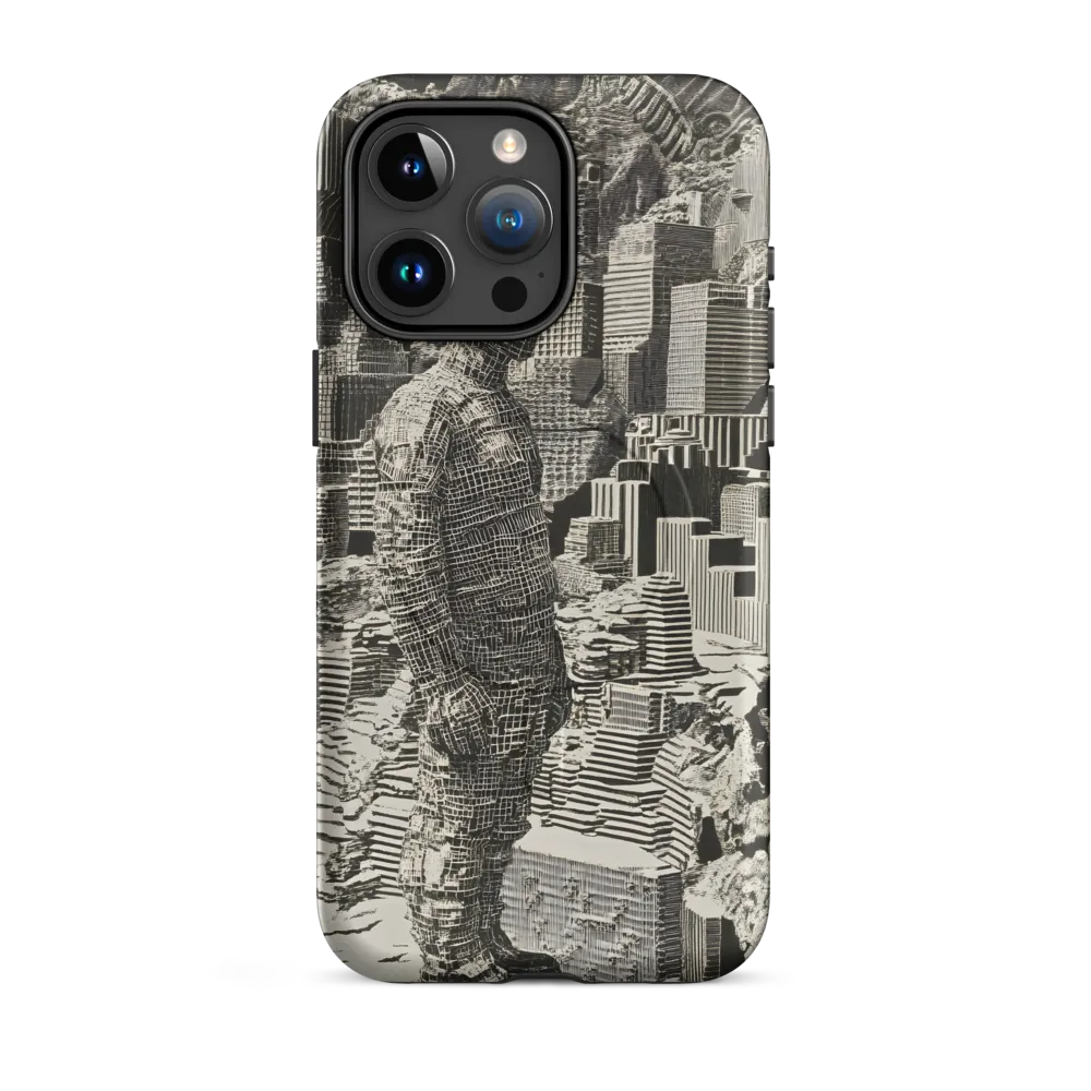 Contemplation in an Abstract Landscape | Phone Case |  15 Pro Max | MagSafe® Tough Case | Matte
