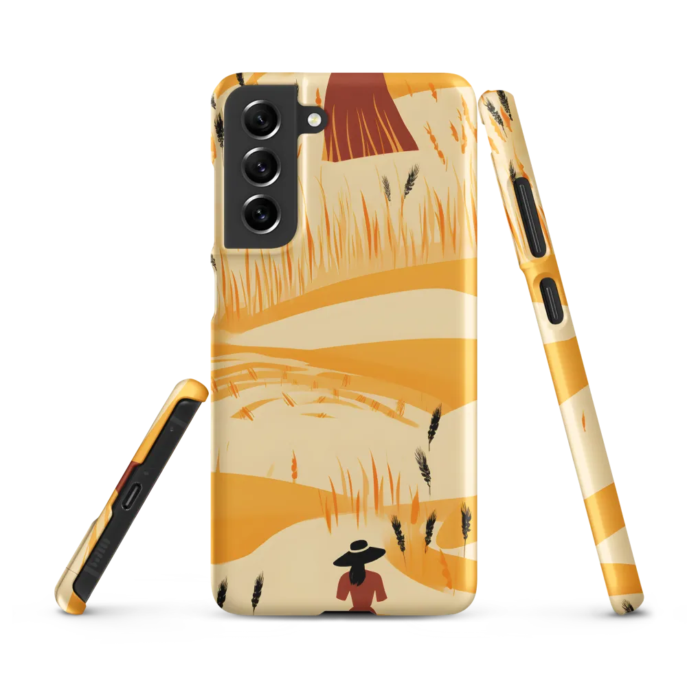 Embracing the Fields: A Floral Journey | Phone Case |  S21 FE | Snap Case | Matte