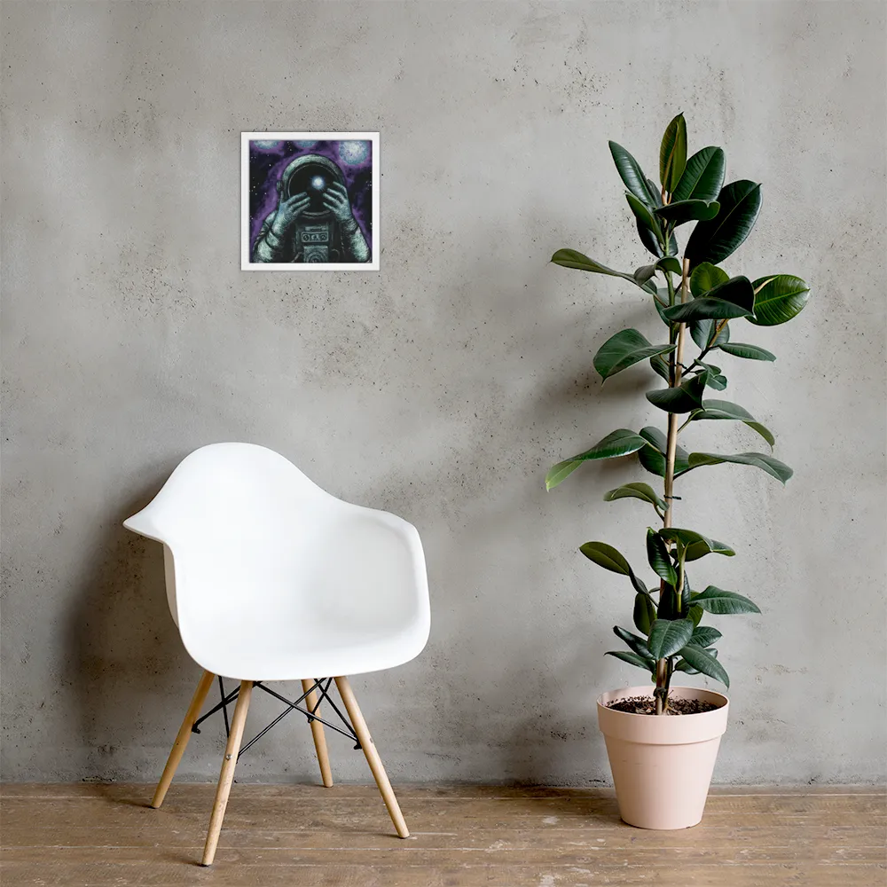 Beyond the Stars | Poster with White Frame | 12″×12″