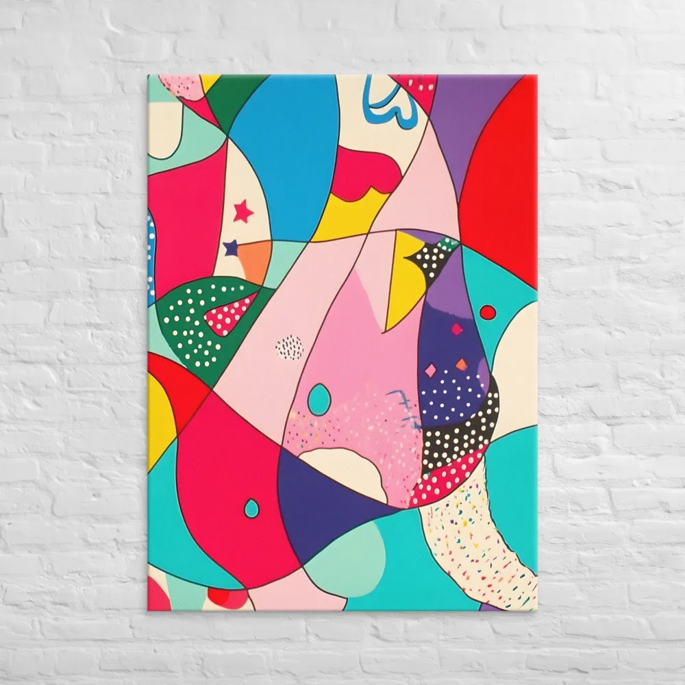 Playful Geometry in Color | Canvas | 40″×55″