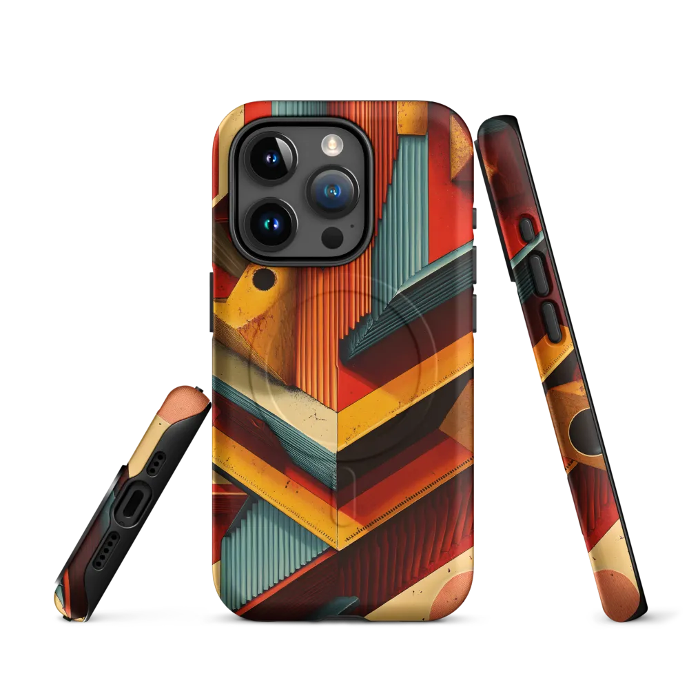 Geometric Harmony | Phone Case |  15 Pro | MagSafe® Tough Case | Matte