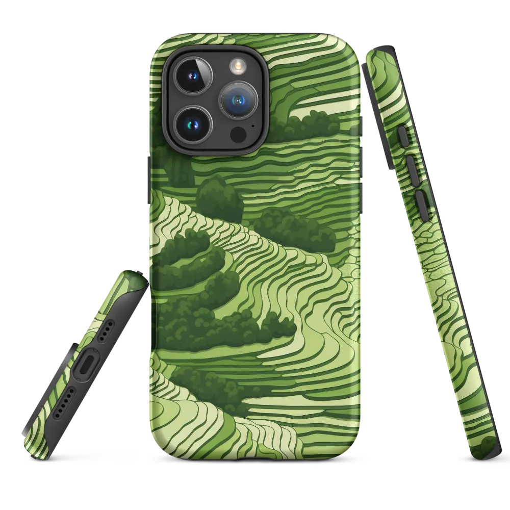 Waves of Green: An Abstract Landscape
