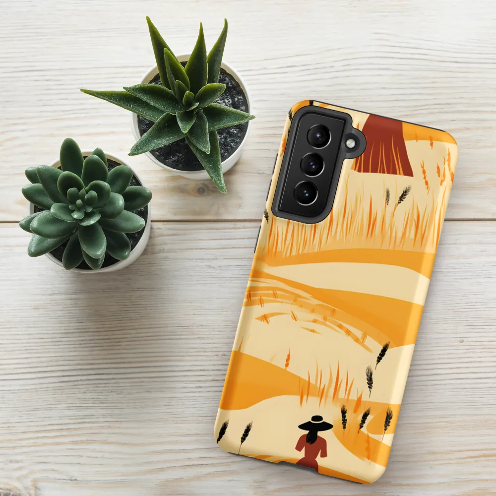 Embracing the Fields: A Floral Journey | Phone Case |  S21 FE | Tough Case | Matte